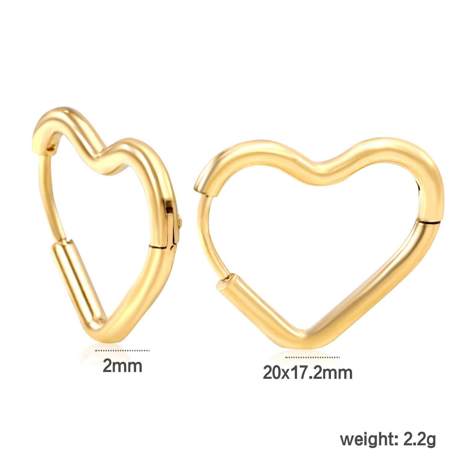 LUXUKISSKIDS Trendy Thick Round Earrings Stainless Steel Hoops for Woman/Girls Statement Huggie серьги Vintage Party Accessories